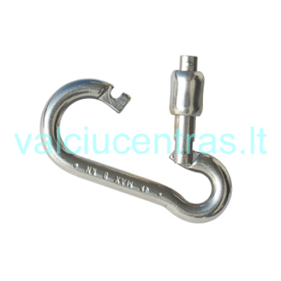 Karabinas su atlenkimu į išorę - įvairių dydžių